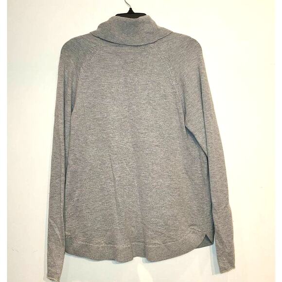 J Jill polar bear turtleneck grey long sleeve sweater - xs - Picture 2 of 5